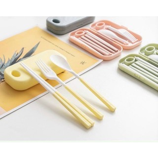 Bộ thìa dĩa đũa gấp gọn,tiện lợi