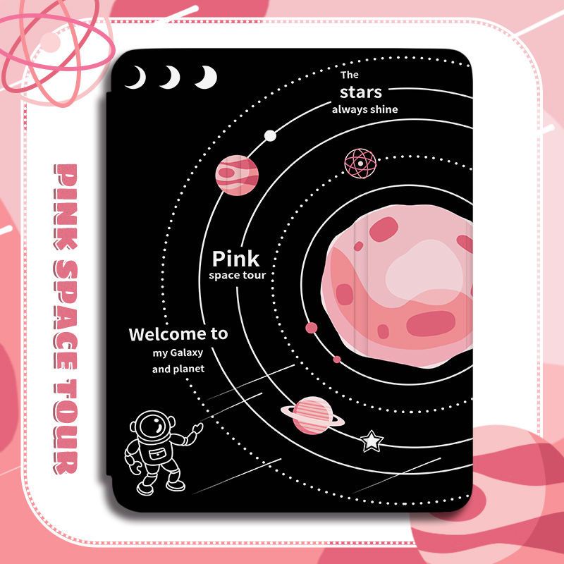 Ốp Máy Tính Bảng Mềm Hình Hành Tinh Có Khe Đựng Bút Cho iPad GEN7 / 8 / 9 10.2 "GEN10 10.9" Pro11 "Pro12.9" 2022 Air4 Air5 Air3 mini6