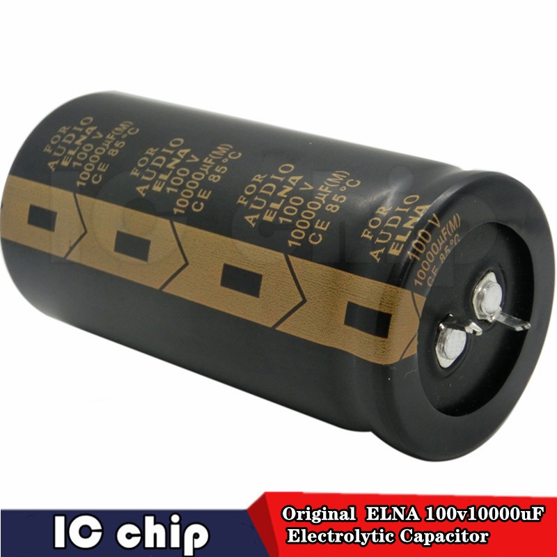 2 Chiếc Tụ Điện 100V 10000uF 35x70mm Bộ Khuếch Đại Âm Thanh Lọc Tụ Điện 10000uF 100V ELLA CHO AUDIO