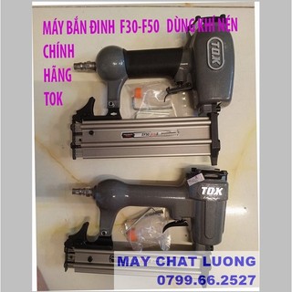 Máy bắn đinh gỗ dùng hơi f30 – f50 chính hãng jok , dùng khí nén