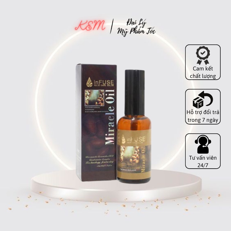 Tinh dầu dưỡng tóc GưQing Miracle Oil INFUSE 50ml