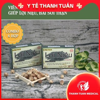 Combo 6 hộp viên uống Lợi Niệu Công Đức - Giúp lợi niệu, bài sỏi thận