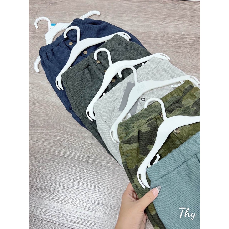 ⭐SET 5 QUẦN RẰN RI CHO BÉ TRAI THU ĐÔNG CHẤT NỈ TỔ ONG⭐