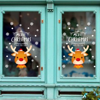 Decal dán cửa kính trang trí noel