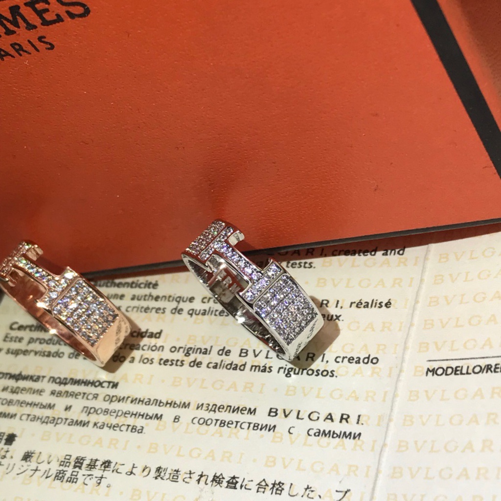 Thương Hiệu Thời Trang Nhẫn Đeo Ngón Tay Đính Kim Cương Toàn Bộ Phiên Bản Cùng Một Xu Hướng Thời Trang Lãng Mạn Tinh