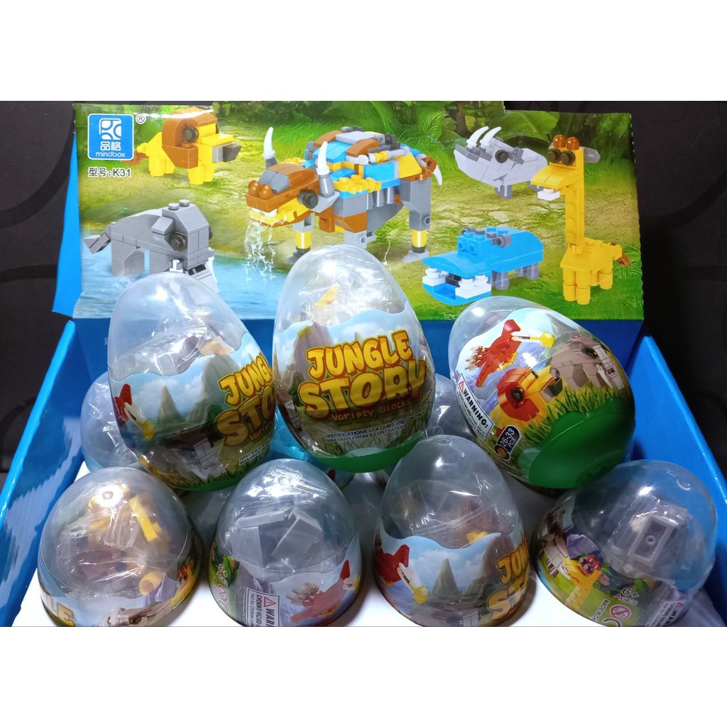 07045 Đồ Chơi Giáo Dục, Lego Xếp Hình Mini Thế Giới Động Vật, Mẫu Quả Trứng