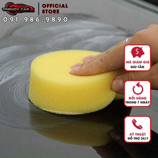 Mút bọt biển tròn thoa sáp, thoa wax, phủ nano, đánh bóng, vệ sinh ô tô