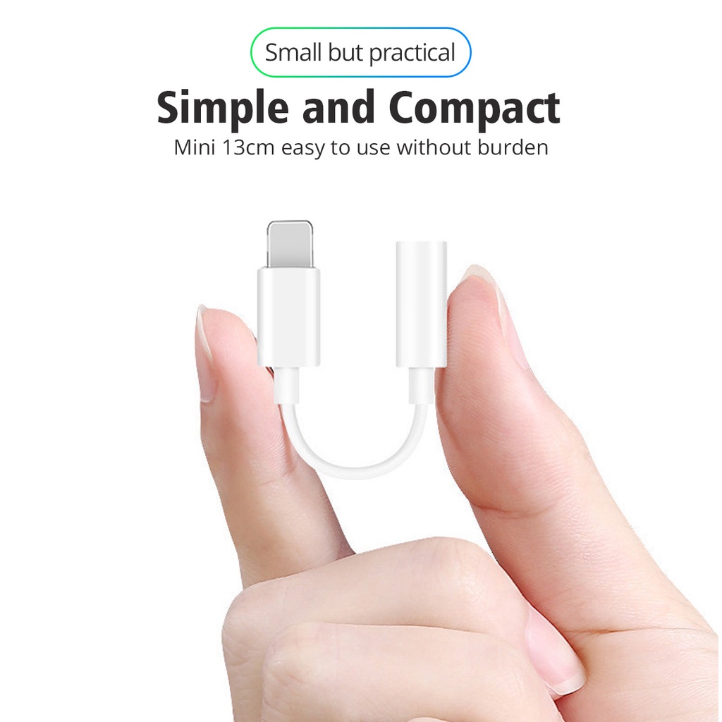 Cáp Chuyển Đổi Âm Thanh FONKEN Bluetooth Đầu Cắm 3.5mm Sang Cổng 3.5mm Cho Điện Thoại iP