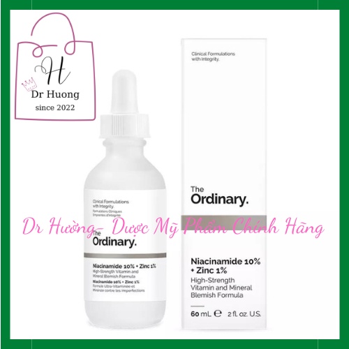 Serum The Ordinary Niacinamide 10% + Zinc 1% – Serum Chống Viêm, Giảm Kích Ứng Dành Cho Da Mụn