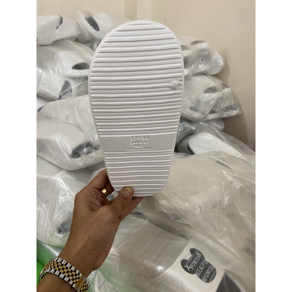 Dép Bánh Mì Độn Đế Size Nữ Nam Quai Ngang Đế Cao 4cm Siêu Hot 2022