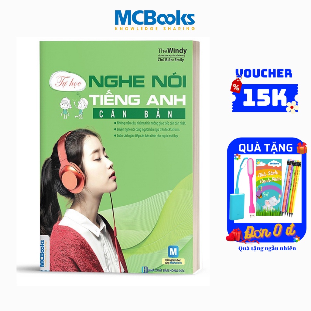 Sách - Tự Học Nghe Nói Tiếng Anh Căn Bản Dành Cho Người Mất Gốc