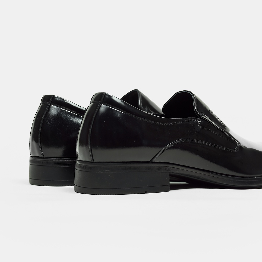 Giày tây công sở nam da bò form chắc chắn thoáng khí mũi nhọn đế 3cm BQ GT 0551