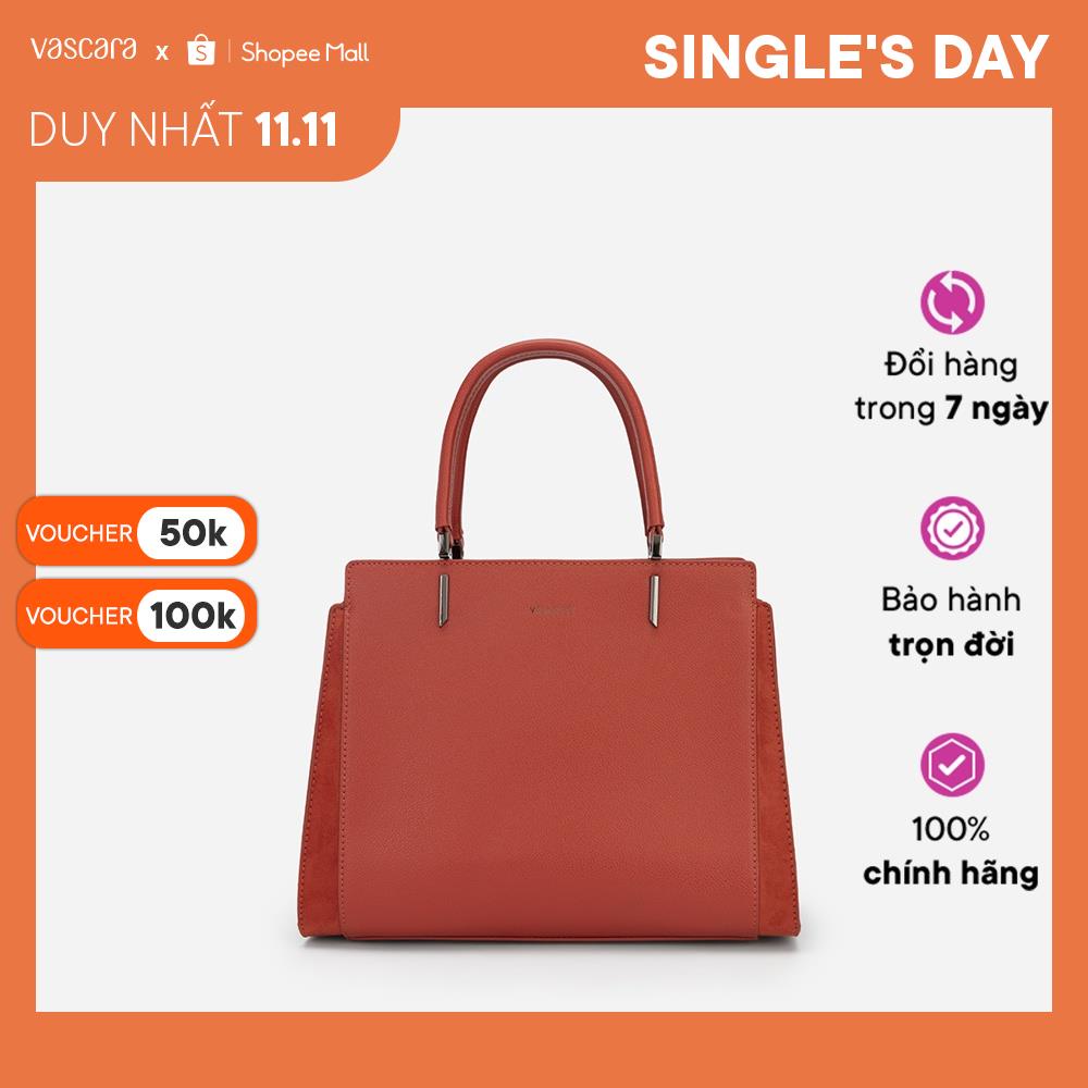Vascara Túi Tote Premium Phối Layer Vân Da Rắn - TOT 0090