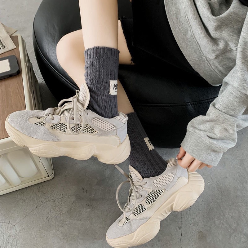 Bán Chạy#Đôi Vớ Thể Thao Dày Hai Lớp Đơn Giản Cổ Điển Dành Cho Nam Nữ