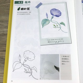 Sổ vẽ phác thảo Hoa Lá Watercolor