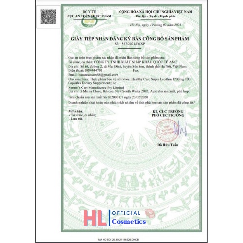 Mầm đậu nành Lecithin Healthy Care super 1200mg 100 viên, Hỗ trợ tăng cường nội tiết tố nữ, myphamhanhluan | BigBuy360 - bigbuy360.vn