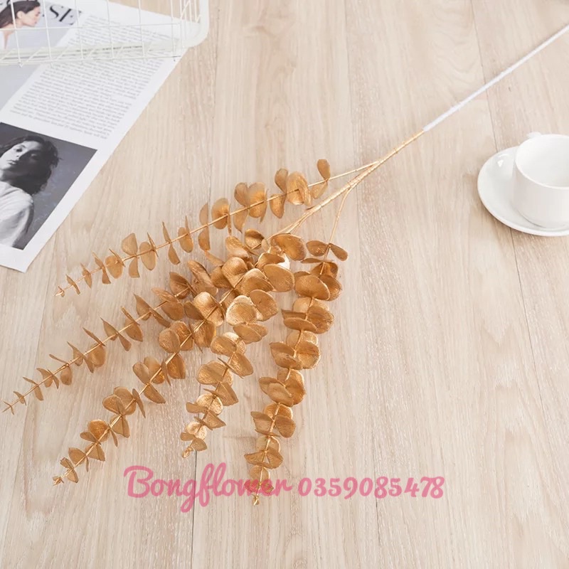Cành đào đông giả cành nhũ giả trang trí decor siêu xinh
