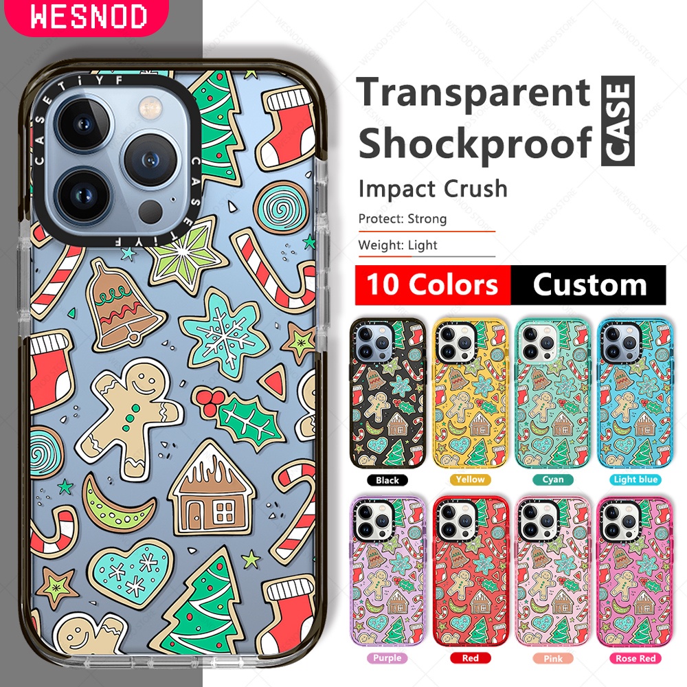 chống sốc suốt Thời Trang đẹp Ốp Điện Thoại Họa Tiết Giáng Sinh Cho IPhone 15 14 Pro 12 11 13 Xs Max X Xr 7 8 Plus gấu dẻo Mềm Silicon chống va Siêu Mỏng thương hiệu điện thoại ốp chống bẩn trong nắp