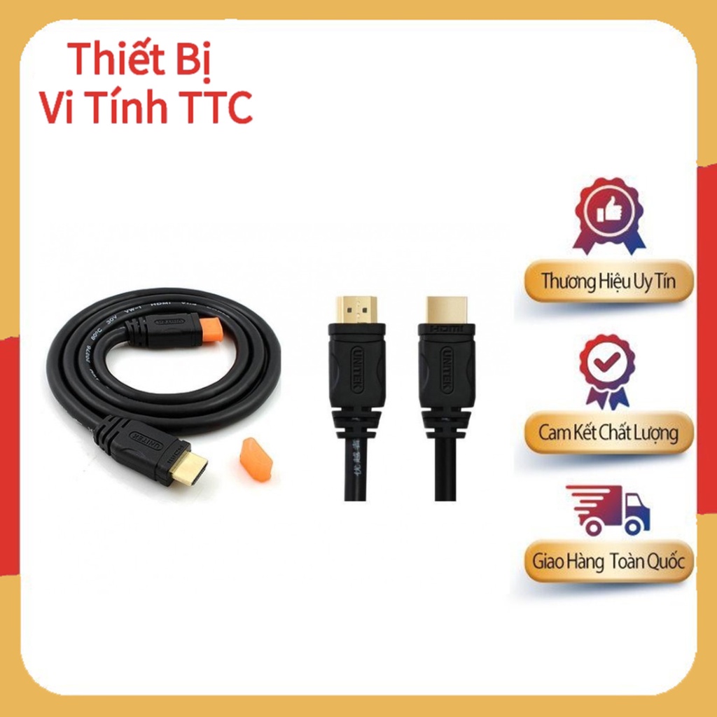 Cáp HDMI 1m5 Unitek YC137M Chất Liệu Nhựa Cao Cấp Thiết Kế Kiểu Chuyên Dụng Dễ Sử Dụng