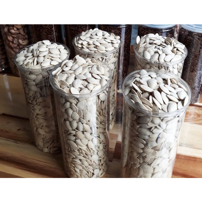 1kg hạt bí được rang tay thơm ngon mẩy hạt