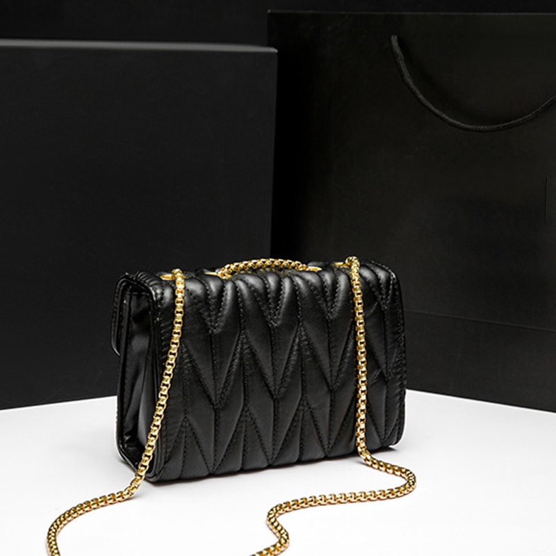 Túi Đeo Chéo Dây Xích Hình Thoi Thời Trang Cho Nữ