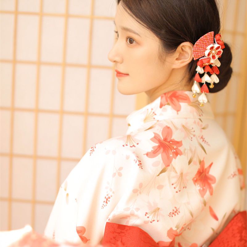 Trang Phục Kimono Cách Tân Nhật Bản Dễ Thương Cho Nữ