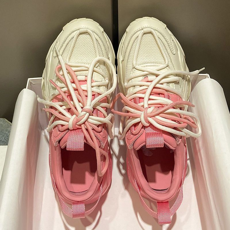 Giày Thể Thao Đế Dày Tăng Chiều Cao Màu Sắc Hợp Thời Trang Mùa Thu 2022 Cho Nữ