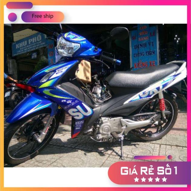 DECAL PVC 5 LỚP CHẤT LƯỢNG CAO Tem rời Axelo chu su trắng xanh