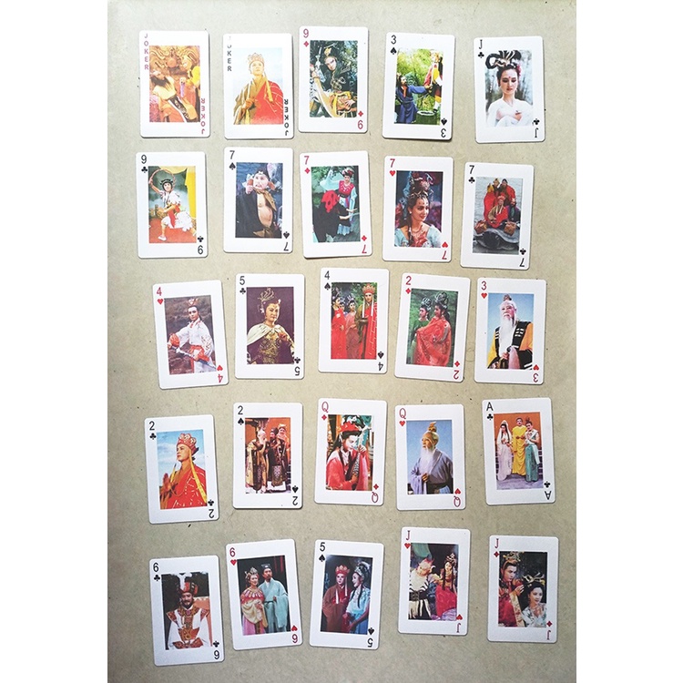 Bộ thẻ bài TÂY DU KÍ TÔN NGỘ KHÔNG 54 lá in hình khác nhau