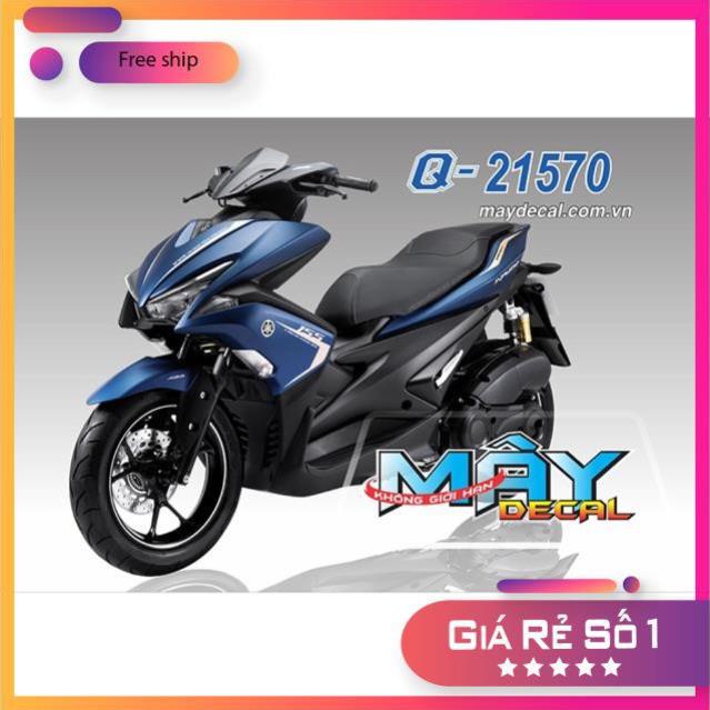 FREE SHIP + QUÀ TẶNG Tem rời xeYamaha NVX dán xe xanh nhám