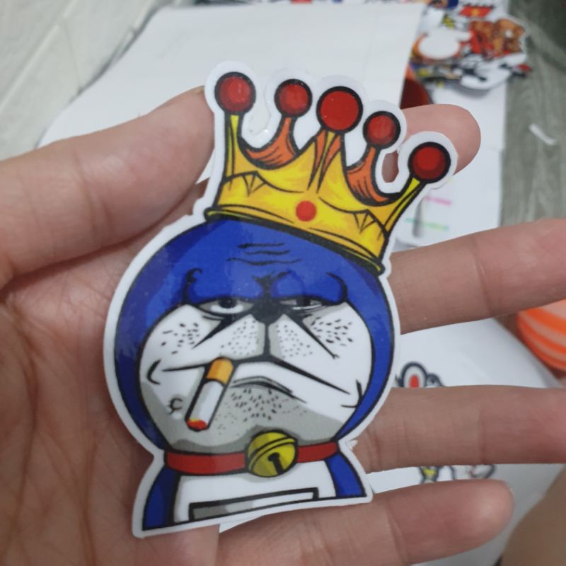 Tổng hợp nhiều hình dán, tem, sticker, dễ thương, hài hước, vui nhộn dán xe, đt, nón,.. tùy thích