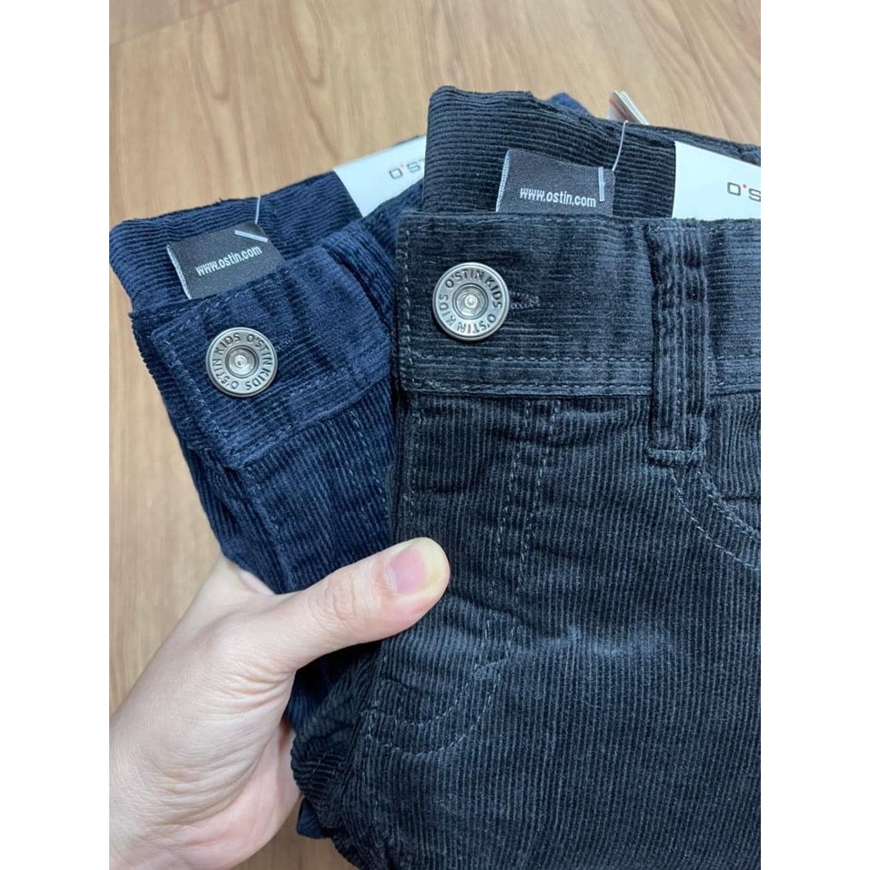 Quần dài nhung tăm bé trai