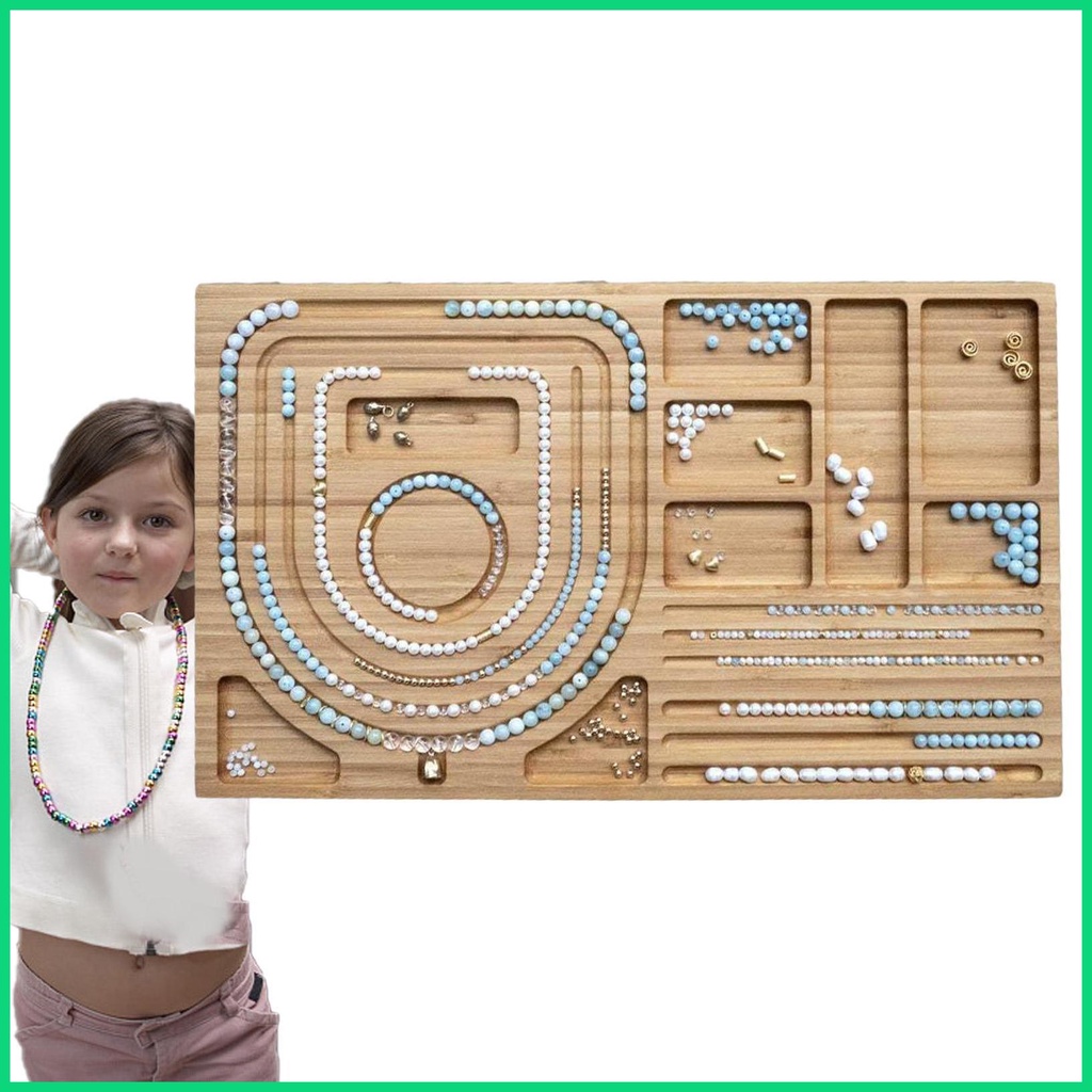 Thảm Thiết Kế Hạt Ngọc Trai Với Khay Đựng Hạt Kích Thước Làm Trang Sức Sáng Tạo jiwvn