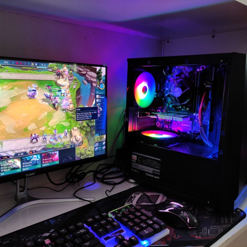 Bộ Máy Tinh Led Siêu Đẹp Sale Chơi Game CF, Liên Minh Thả Ga *FreeShip