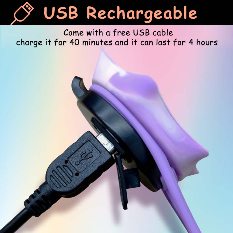 HamshMoc Dây Dắt Thú Cưng Đi Dạo Chống Thấm Nước Có Đèn LED Sạc USB Tiện Dụng