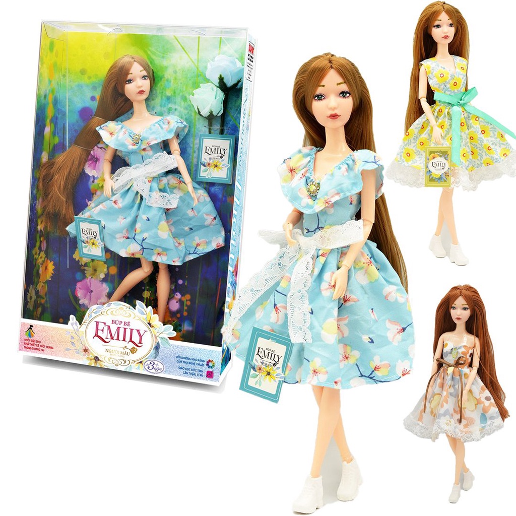 Đồ Chơi Búp Bê : Búp Bê EMILY - Người Mẫu Thời Trang Duka ( Tùy Chọn Phân Loại)