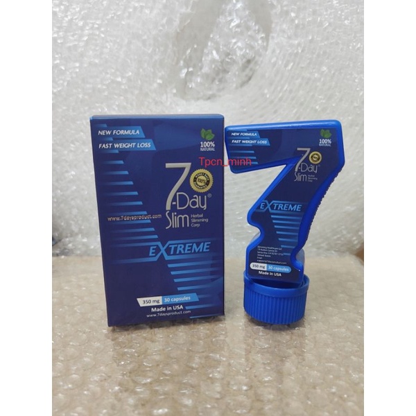 Viên Uống Giảm Cân-7 Day Slim  Nhập Khẩu Mỹ