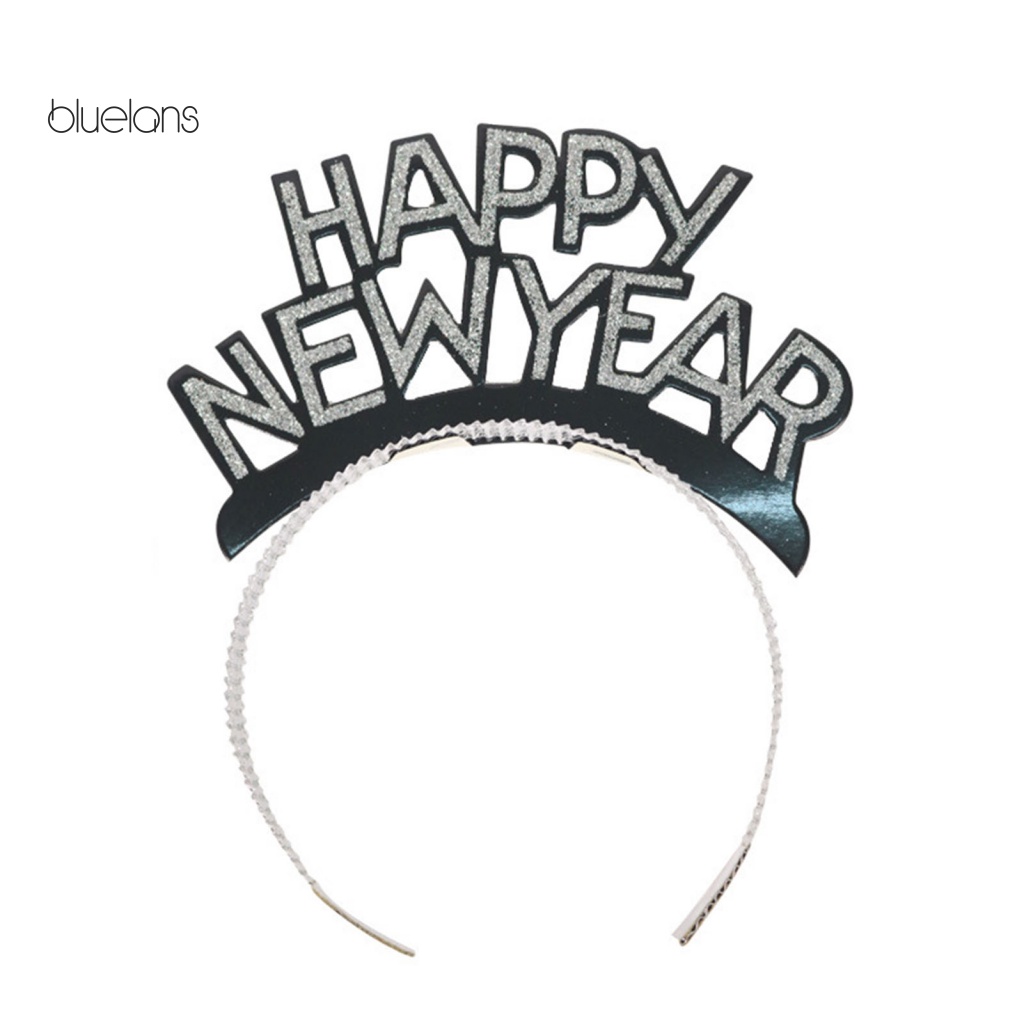 Băng Đô Cài Tóc Họa Tiết Chữ Mừng Năm Mới / Giáng Sinh