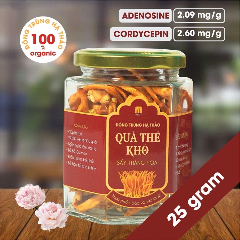ĐÔNG TRÙNG HẠ THẢO MINH TÚ 25G