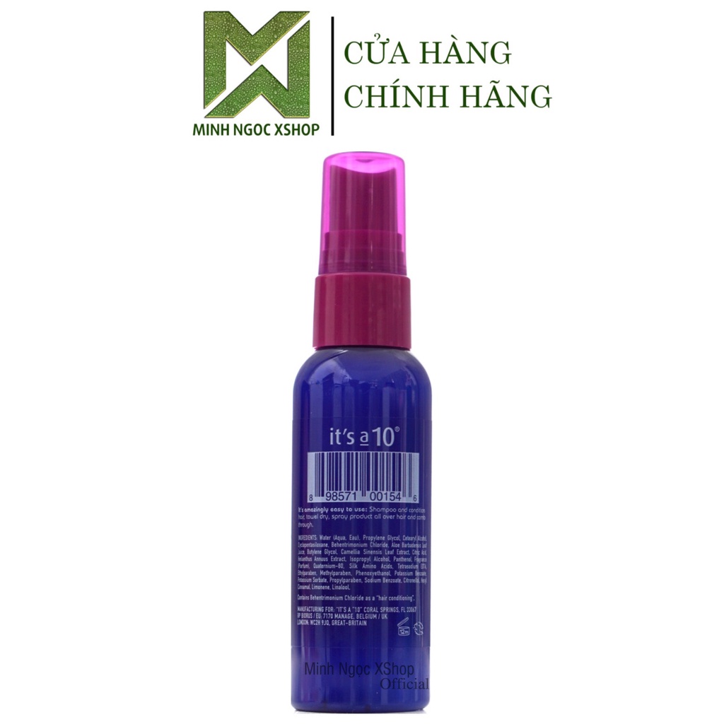 Xịt dưỡng tóc cao cấp It’s A 10 Miracle Leave in Product 59.1ML - 120ML - 295.7ML