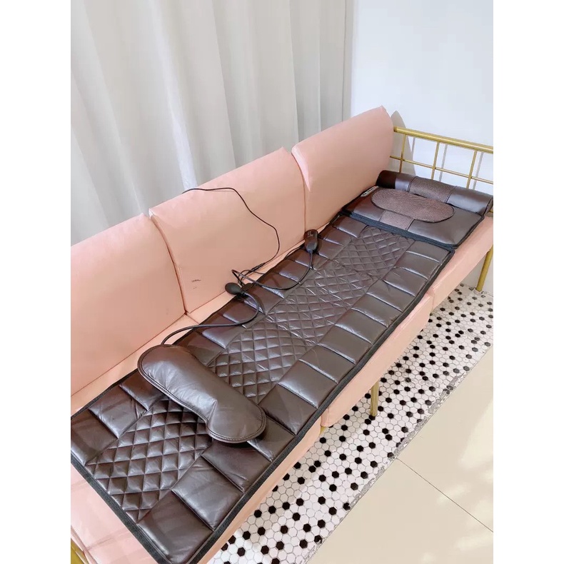 Đệm massage toàn thân, nệm massage, mát xa, xoa bóp giảm đau mỏi vai gáy phục hồi sức khỏe SET1792