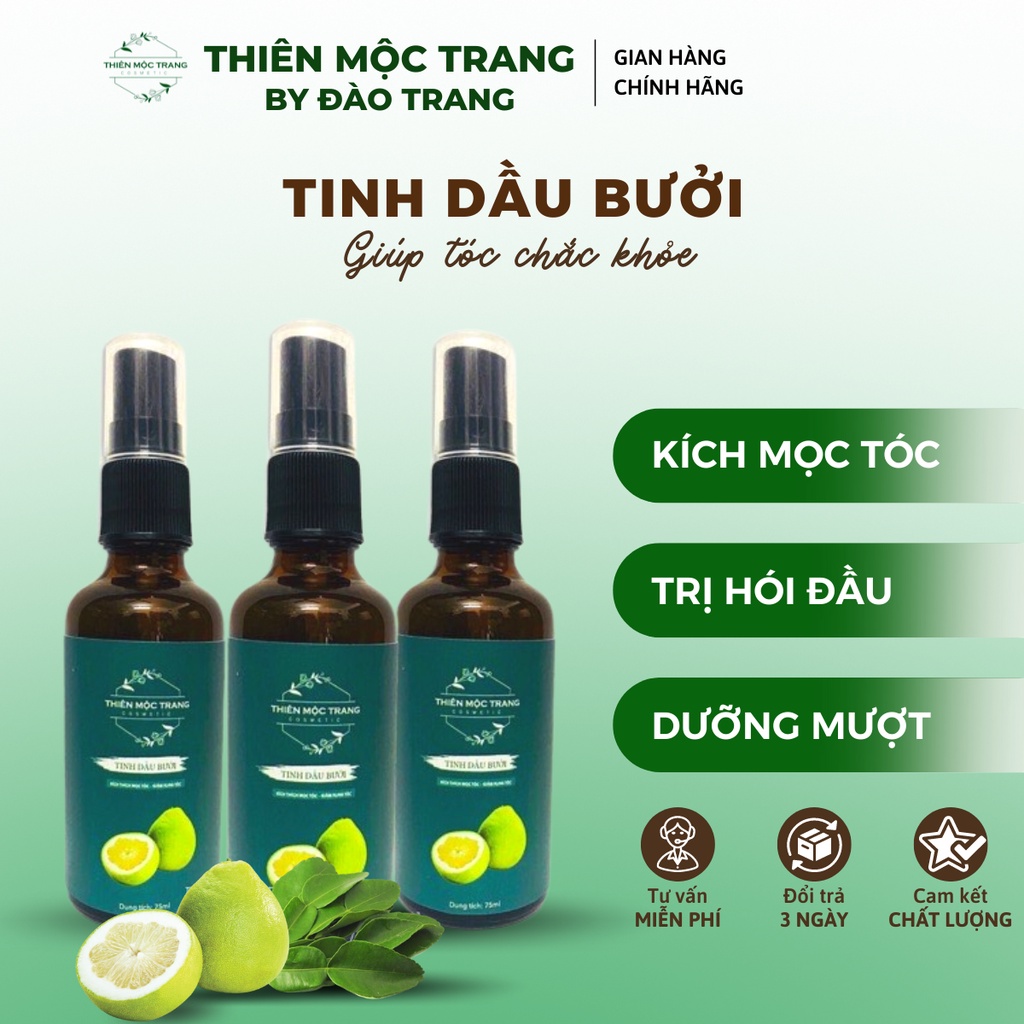 Tinh dầu bưởi Thiên Mộc Trang kích thích mọc tóc 50ml
