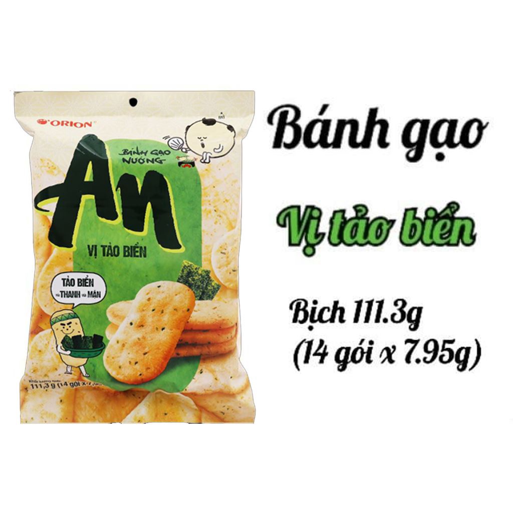 Bánh gạo nướng An Vị Tảo Biển 111,3g