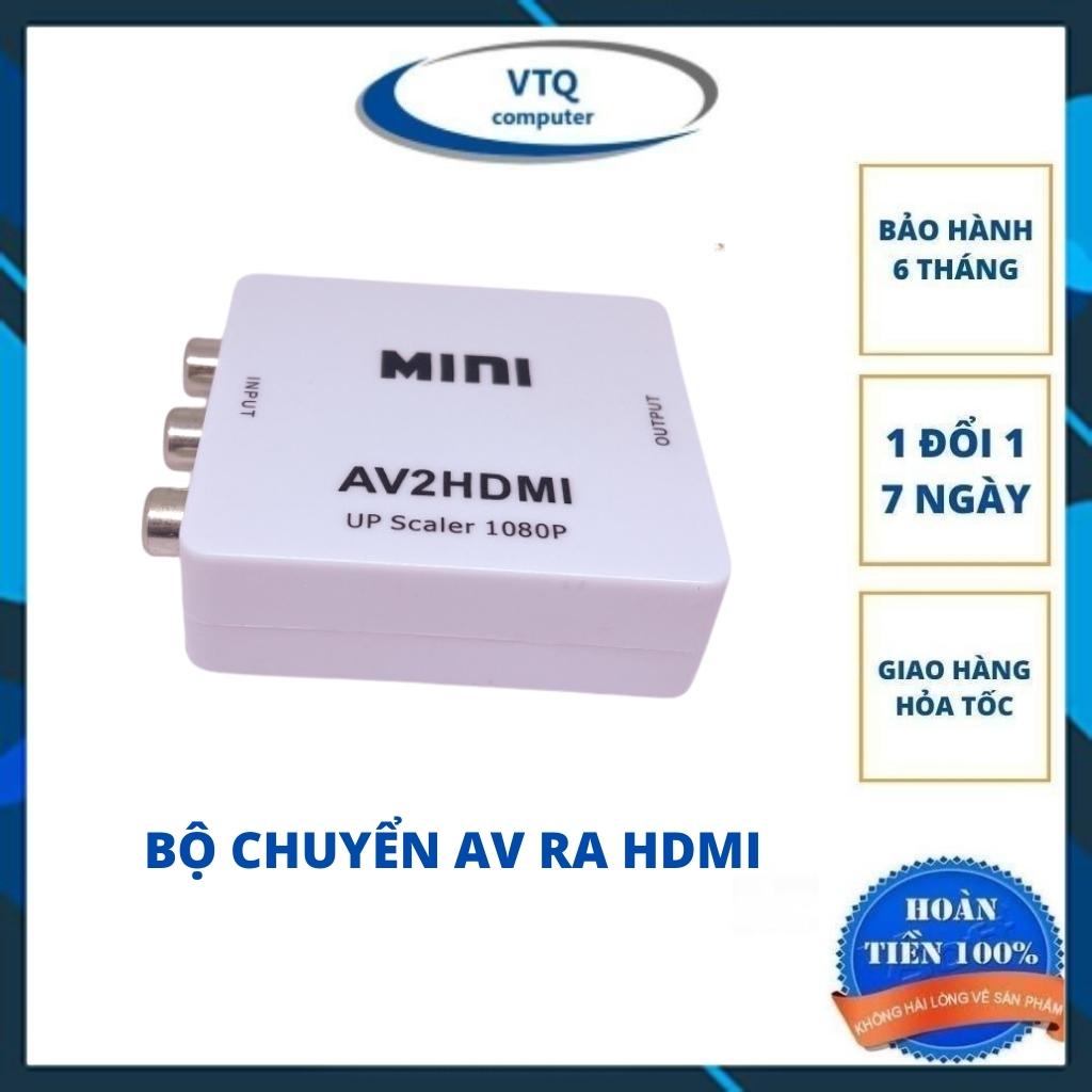 Bộ chuyển AV sang HDMI, chuyển từ cổng av ra cổng hdmi bảo hành 6 tháng