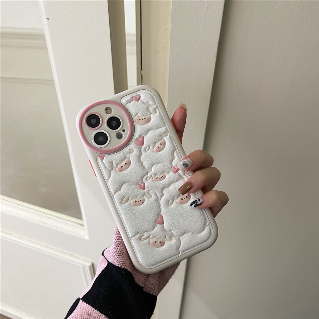 Ốp Điện Thoại Da Viền tpu Dẻo In Họa Tiết Hoạt Hình Góc Tròn Cho iphone 15 pro max 14 pro max 13 pro max 12 pro max