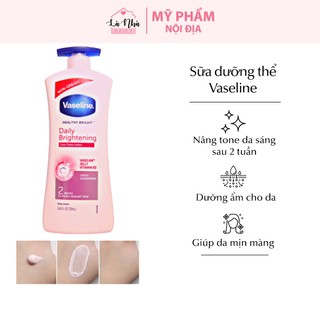 Sữa dưỡng thể Vaseline Healthy White UV Lightening Body Lotion 725ml