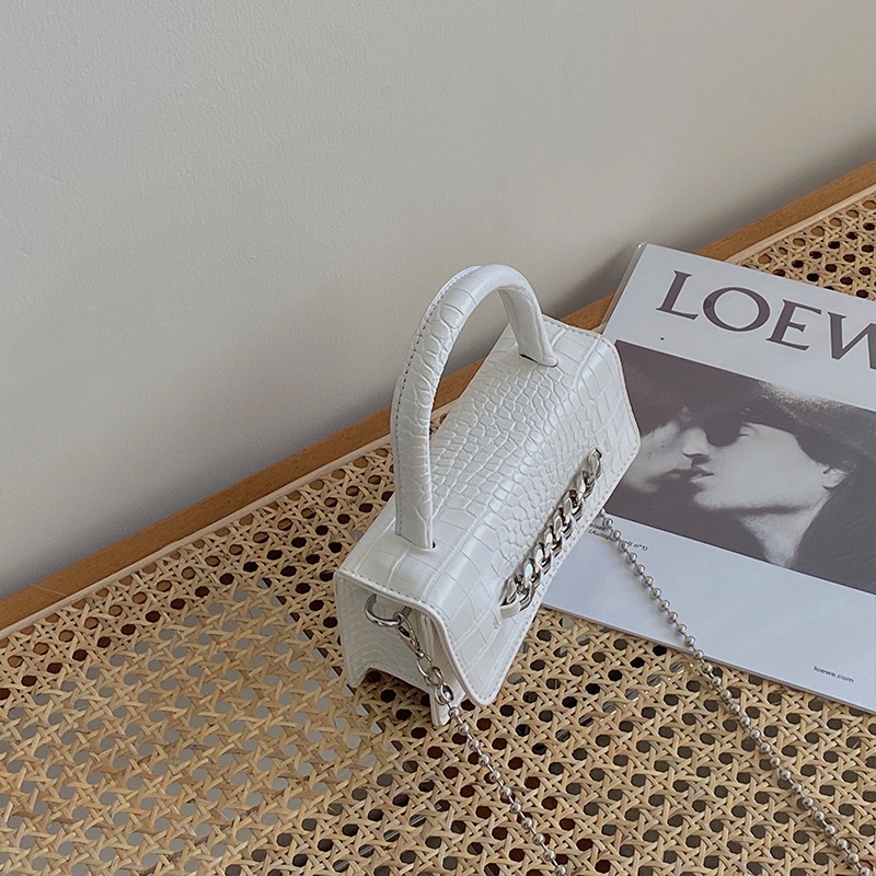 Túi Đeo Chéo Da Cá Sấu Phong Cách Vintage Mẫu 2022 Thời Trang Cho Nữ GXYXB333