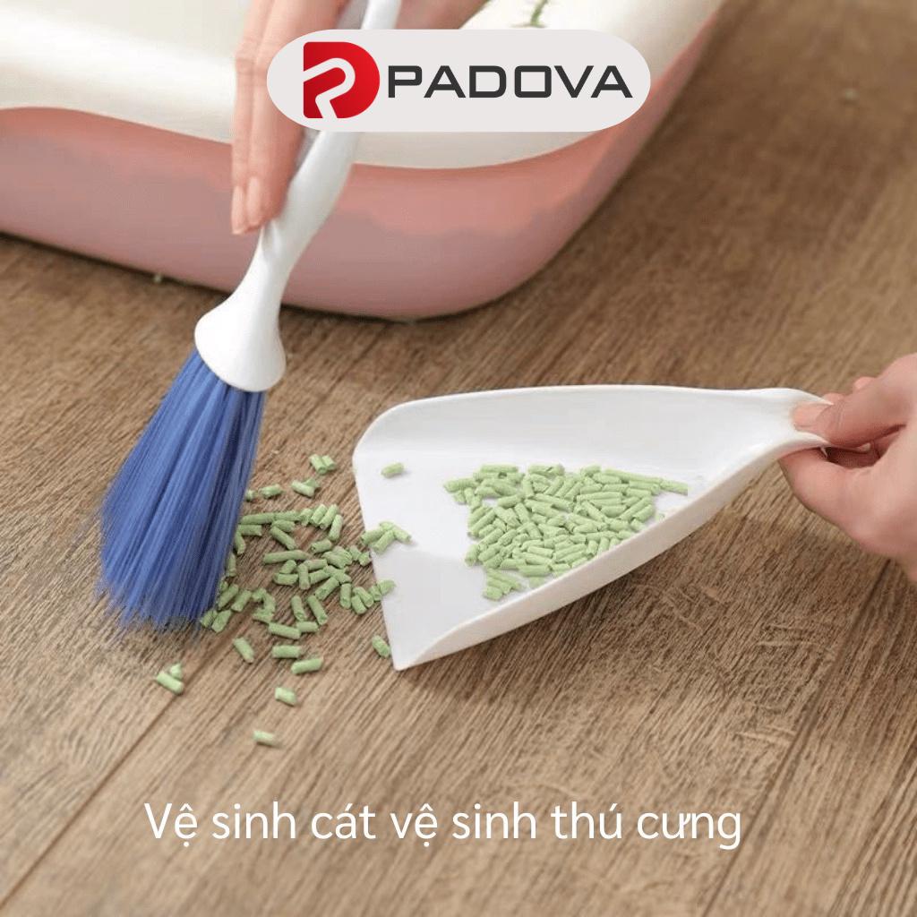 Bộ Chổi Mini Quét Bàn Thờ, Vệ Sinh Bàn Phím, Cửa Gió Xe Hơi Kèm Xẻng PADOVA 7203