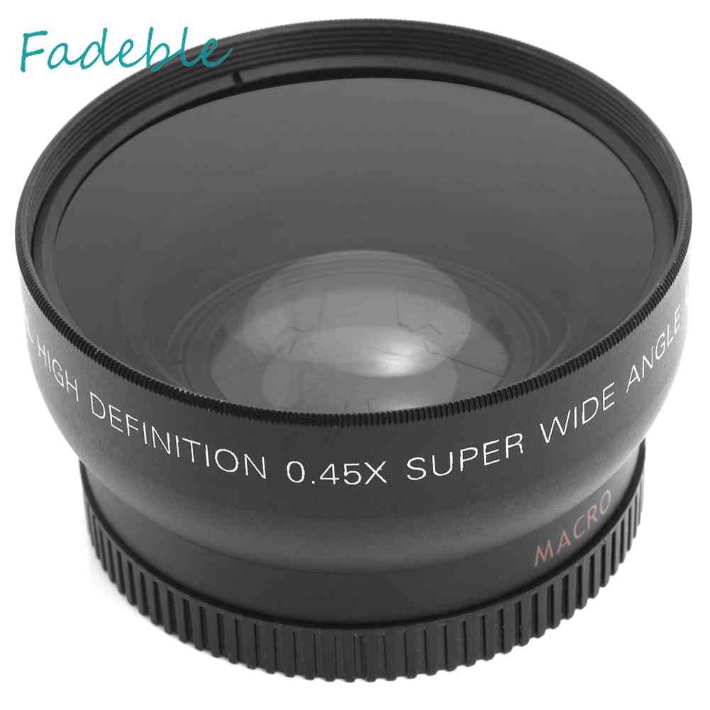 Ống Kính Macro Góc Siêu Rộng 0.45x 52mm Cho Nikon 18-55mm 55-200mm 50mm