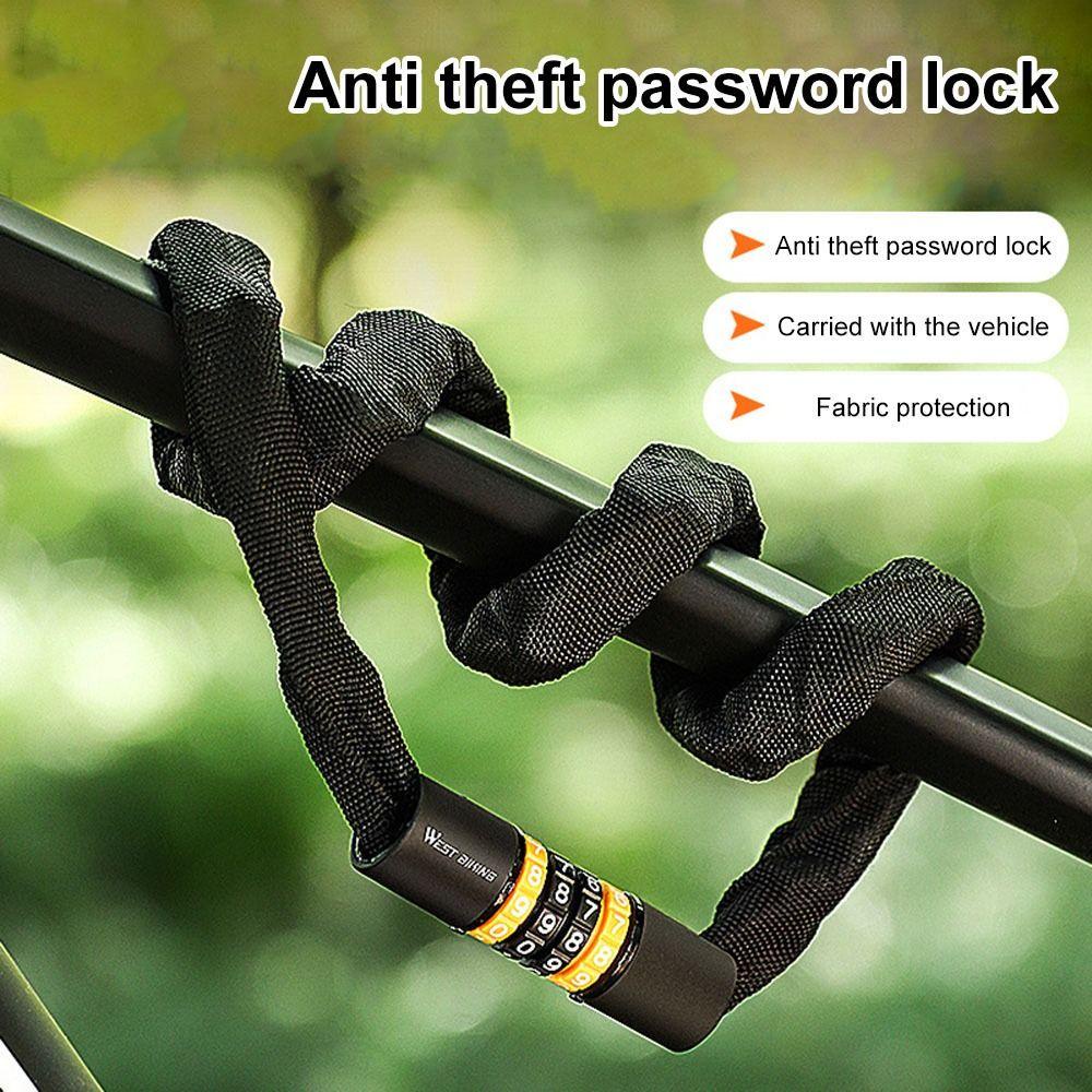 Dây Xích Khóa Xe Đạp Có Mật Khẩu An Toàn Tiện Dụng